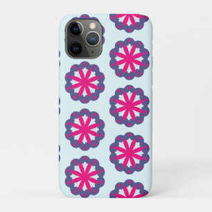 Lila und rosa florale Formen Illustration Case-Mate iPhone Hülle