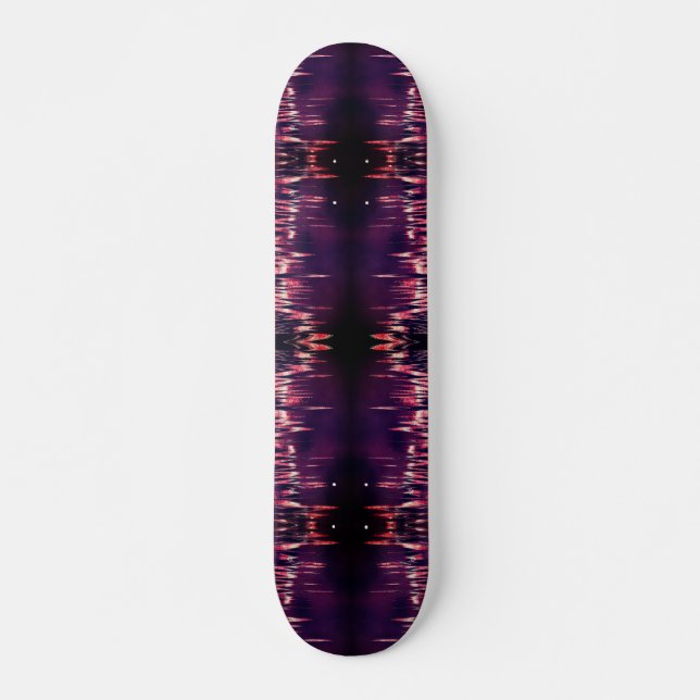 Lila und rosa hohe Spannung Skateboard (Vorne)