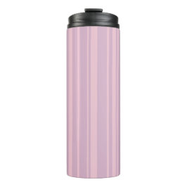 Lila- und Rosa-Linienmuster Thermosbecher