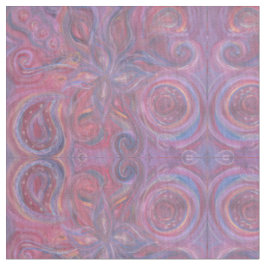 lila und rosa Paisleyblumengewebe Stoff