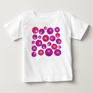 Lila und rosa Pinwheels Baby T-shirt