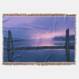 Lila und rosa Sonnenaufgang Decke
