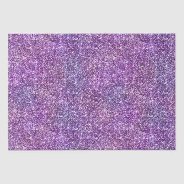 Lila und rosa strahlender Glitzer Seidenpapier (Vorderseite)