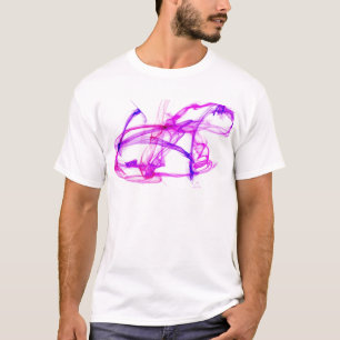 Lila und rosa Tinte im Wasser T-Shirt