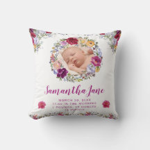 Lila und Rote Blume Baby Foto