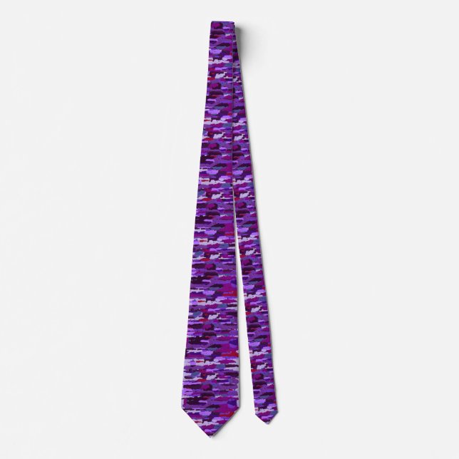 Lila und rote Necktie Krawatte (Vorderseite)