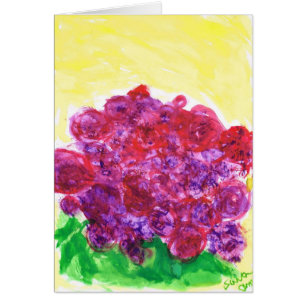Lila und Rote Rosen