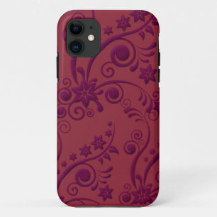 Lila und roter prägeartiger Blick iPhone 5 Case-Mate iPhone Hülle
