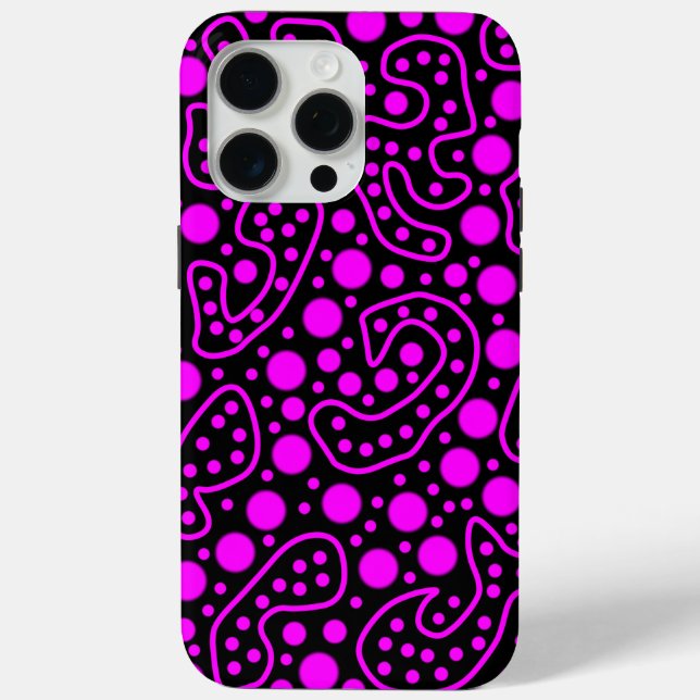 Lila und schwarz Case-Mate iPhone hülle (Rückseite)