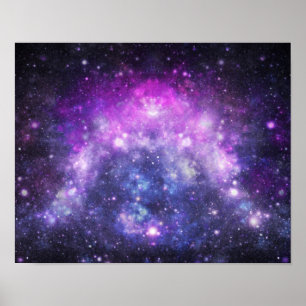Lila und schwarz poster
