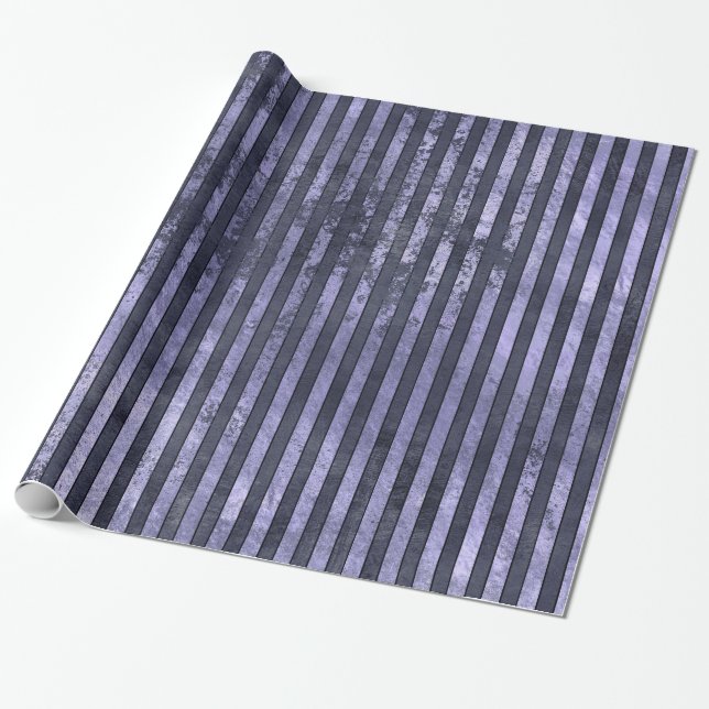 Lila und schwarze Grunge Geschenkpapier (Ungerollt)