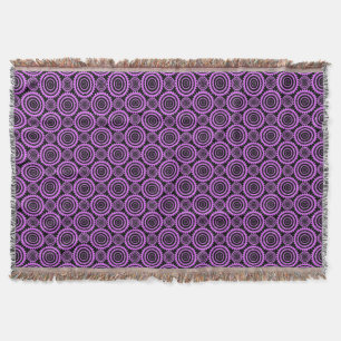 Lila und schwarze moderne Schaltkreise Decke