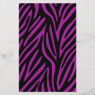 Lila und schwarze Zebra