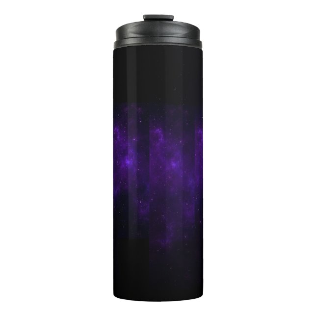 Lila und schwarzer Kaffee, wassergekühlte Flasche  (Vorderseite)