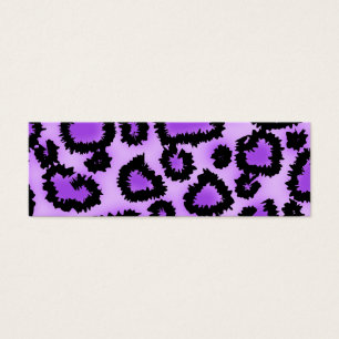 Lila und schwarzes Leopard-Druckmuster.