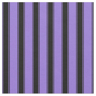 Lila und schwarzes Streifenmuster Stoff