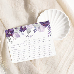 Lila und silberfarbenes Brautparty Rezept