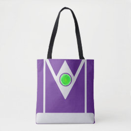 Lila und silbergeometrisch tasche