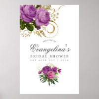 Lila und Vintages Brautparty mit Chic