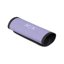 Lila und weiß | Modernes Monogramm
