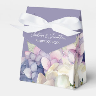 Lila und weiße Hortensien im Wasserfarblook auf La Geschenkschachtel