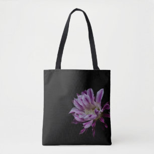 Lila und weiße Kakteen blühen Tasche