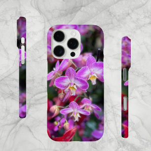 Lila und weiße Orchideen aus Holland, iPhone 16 Pro Hülle