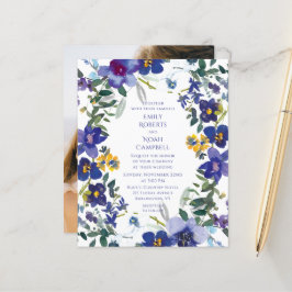 Lila und weiße Orchideenhochzeit