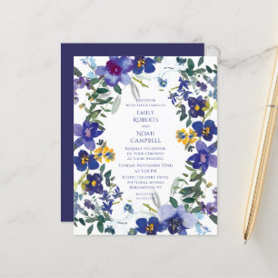 Lila und weiße Orchideenhochzeit