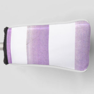 Lila und weiße Perfektion Golf Headcover