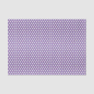 Lila und weiße Polka-Punkte Seidenpapier
