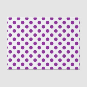 Lila und weiße Polka-Punkte Seidenpapier