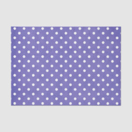 LILA UND WEISSE POLKA-PUNKTE SEIDENPAPIER