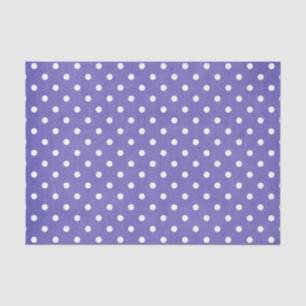 LILA UND WEISSE POLKA-PUNKTE SEIDENPAPIER