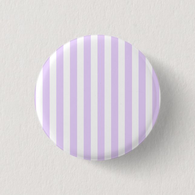 Lila und weiße Streifen Button (Vorderseite)