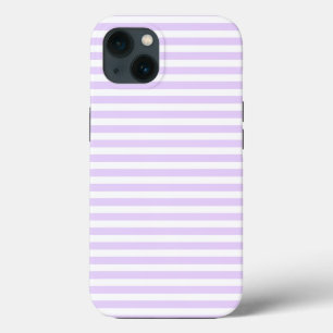Lila und weiße Streifen Case-Mate iPhone Hülle