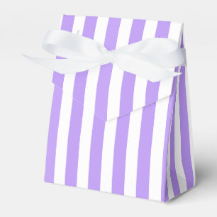 Lila und weiße Streifen Geschenkschachtel