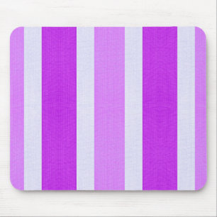 Lila und weiße Streifen Mousepad