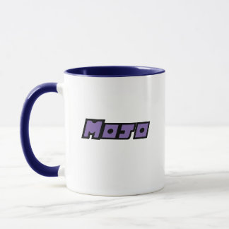 Lila und weiße Tasse