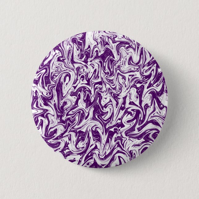 Lila- und Weißwirbel Button (Vorderseite)