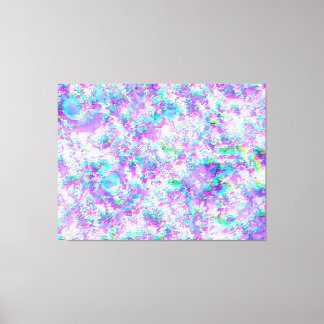 Lila und welliger Glitter Leinwanddruck