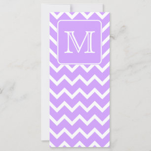 Lila und Zickzack Design. Benutzerdefiniertes Mono