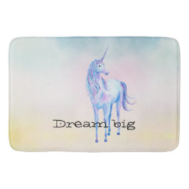 Lila Unicorn Aqua Rosa Gelbe Gefärbte Krawatte Badematte