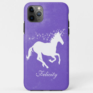 Lila Unicorn Personalisiert Case-Mate iPhone Case