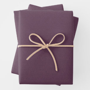 Lila Urlaub mit Herringbone-Tweed Geschenkpapier Set