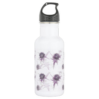 Lila Verschraubung der Natur Edelstahlflasche