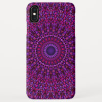Lila verzierter Mandala