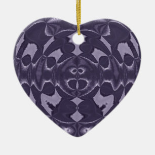 Lila Verzierung Keramik Ornament