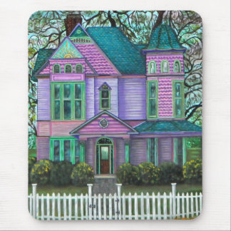 Lila Viktorianische Pumpkins Wagon Fall Trees Mousepad
