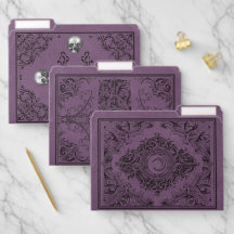 Lila Vintage Viktorianische Wicca-Mondfische